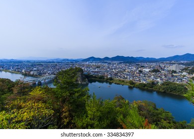 Kiso River In Inuyama Aichi Japan