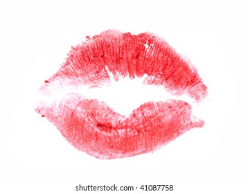 Lipstick kiss on paper Stock Photos, Images & Photography | Shutterstock