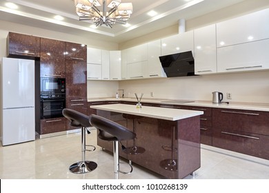 kitchen with appliances and a beautiful interior