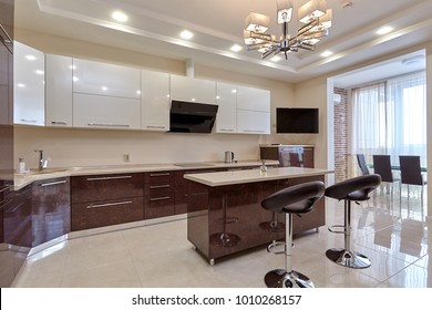 kitchen with appliances and a beautiful interior