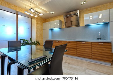kitchen with appliances and a beautiful interior