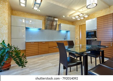 kitchen with appliances and a beautiful interior