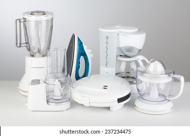Kitchen Appliances on a neutral background - Shutterstock ID 237234475