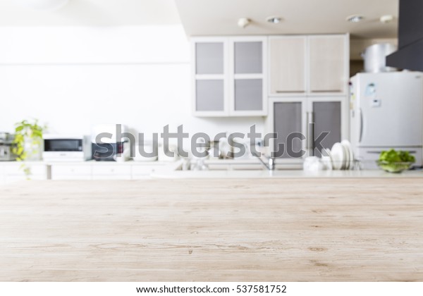 Kitchen Background Stock Photo (Edit Now) 537581752