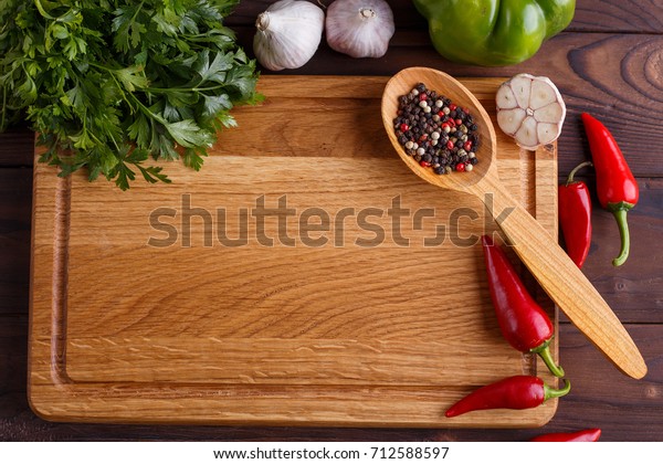 Kitchen Background Cooking Concept Free Space Stock Photo (Edit Now ...