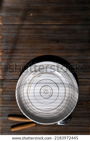 Fall background on brown with copy space