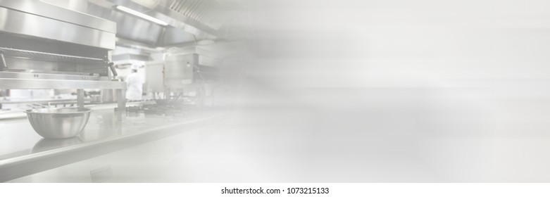 Kitchen With Blurred Background