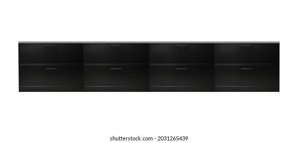 Kitchen Cabinet Isolated On White Background