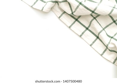 Kitchen Cloth (napkin) Isolated On White Background