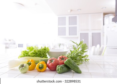 The Kitchen Counter Vegetables