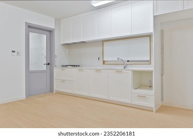 Kitchen furniture with the most basic layout