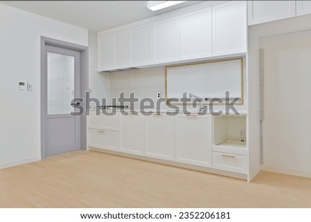 Kitchen furniture with the most basic layout