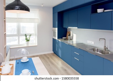 Kitchen Interior Light Blue Colors 260nw 1580035558 