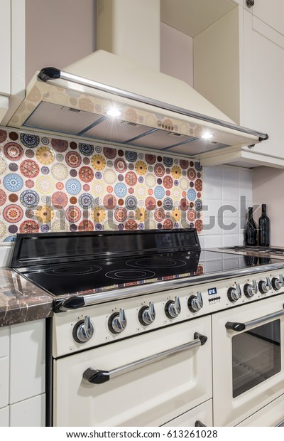 Kitchen Interior Modern Appliances Ovengas Stoveinduction