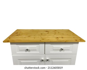 Kitchen Island  Isolated On White Background