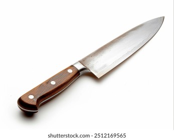 kitchen knife isolated on white background