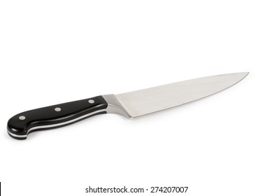 Kitchen Knife Isolated On White Background