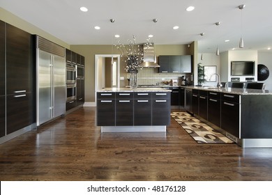 Kitchen In Luxury Home