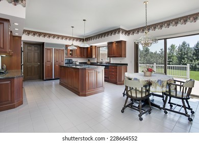 Kitchen Luxury Home Cherry Wood 260nw 228664552 
