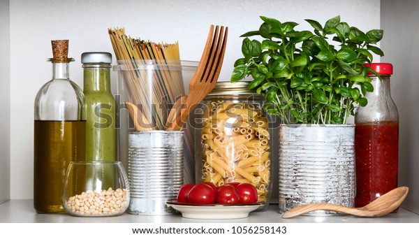 Kitchen Pantry Italian Food Products Healthy Food And Drink