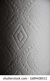 Kitchen Paper Towel Roll Texture Isolated