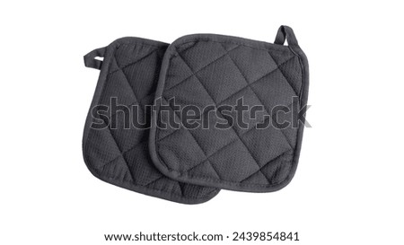 Kitchen potholder isolated on a white background. High quality photo