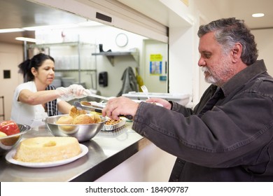 Kitchen Serving Food Homeless Shelter 260nw 184909787 