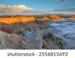 Devil’s Kitchen at sunset, Greybull, Wyoming, USA