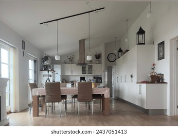 Kitchen with table and chairs 