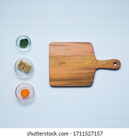 Kitchen Table Flat Layout with Wood