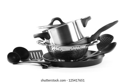 kitchen tools isolated white
