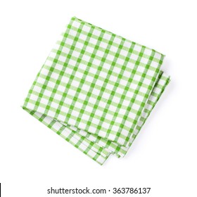 Kitchen Towel. Isolated On White Background