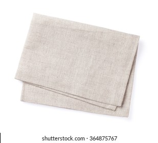 Kitchen towel. Isolated on white background