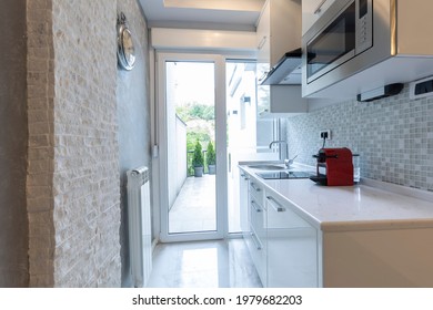 Kitchenette interior in small office