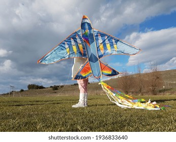 Kite Flying On The Sky Carnival Green Monday Kids Playing