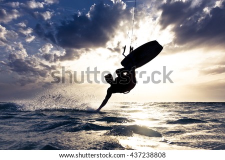 Kite surfing