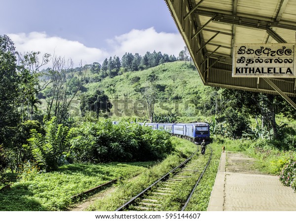 Kithalella Train Station Ella Sri Lanka : Stockfoto (Jetzt ...