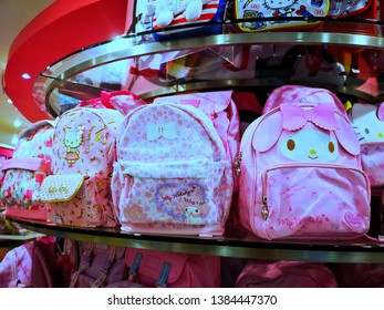 Kitty Bag And My Melody In The Shop In Central Plaza Pinklao, Bangkok, April 2019