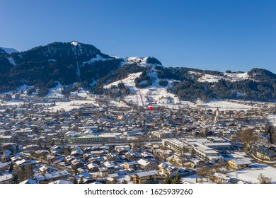 Kitzbuehel Hahnenkamm Race - Ski Resort - View To The Hahnenkamm Race Course