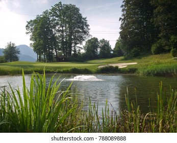 Kitzbuhel, Austria - July 26, 2006: 10th Hole Of Golfclub Kitzbuhel-Eichenheim