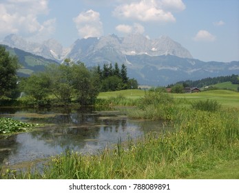 Kitzbuhel, Austria - July 27. 2006: 10th Hole Of Golfclub Kitzbuhel-Schwarzsee