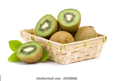 Kiwi Fruit In Basket