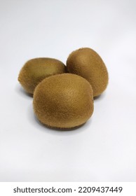 Kiwi Fruit Is A Fruit That Resembles Sapodilla And Has Hair On The Skin