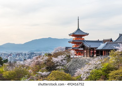 Kiyomizu Dera Temple In Spring