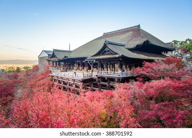 Kiyomizu Temple In Autumn Season