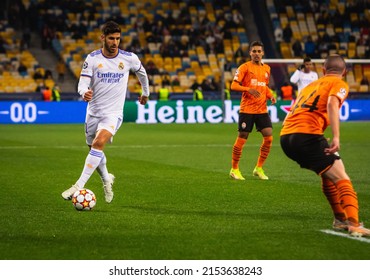 Kiyv, Ukraine - 19 October, 2021: ULC Champion League

Shakhtar Donetsk - Real Madrid 0:5

Marco Asensio