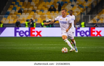 Kiyv, Ukraine - 19 October, 2021: ULC Champion League

Shakhtar Donetsk - Real Madrid 0:5

Toni Kroos