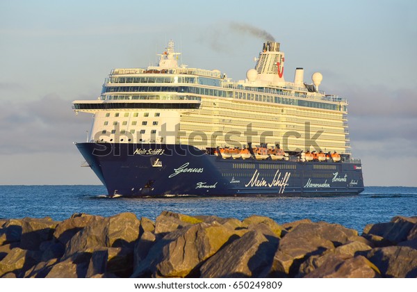 Klaipedalithuaniamay 30 Cruise Liner Mein Schiff Stock Photo