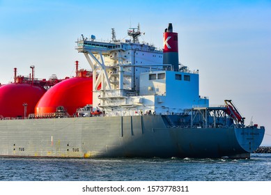 Klaipedalithuaniaseptember 092019 Lng Tanker Arctic Voyager Stock Photo ...