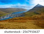 Klakkur Mountain Ridge in Klaksvík - Faroe Islands